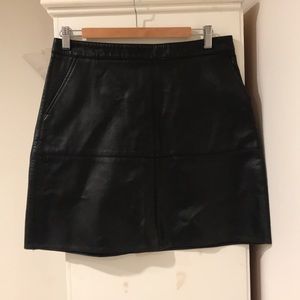 Zara Pleather Skirt
